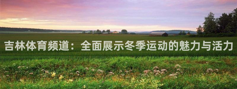 鲸鱼体育免费直播：吉林体育频道：全面展示冬季运动的魅力与活力